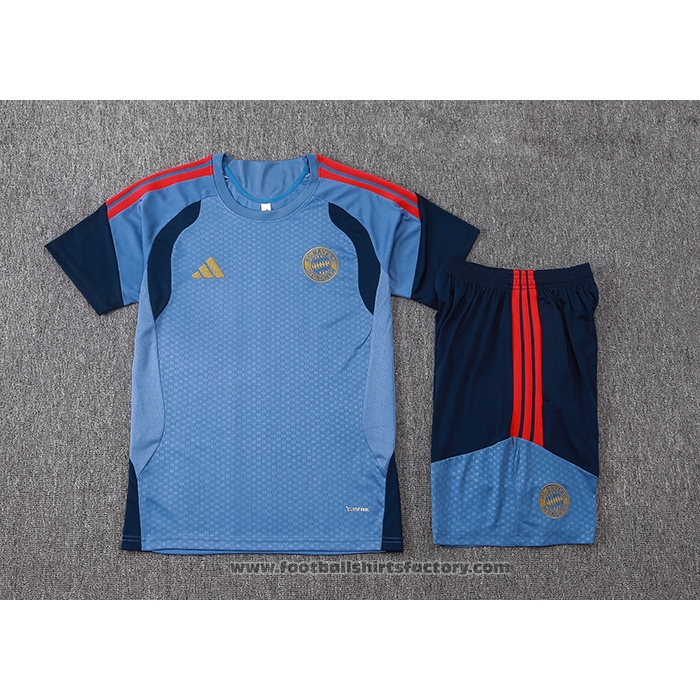 Tracksuit Bayern Munich Short Sleeve 2026-2027 Blue - Shorts